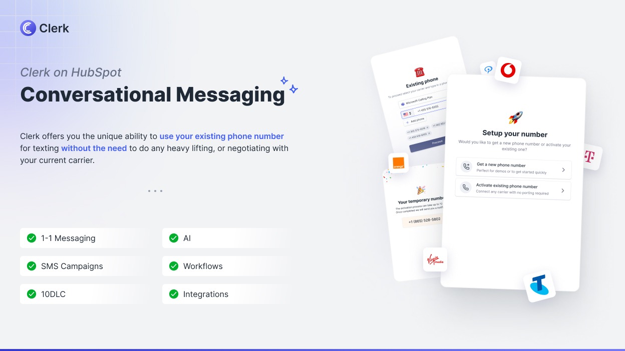 Bring Your Existing Phone Number